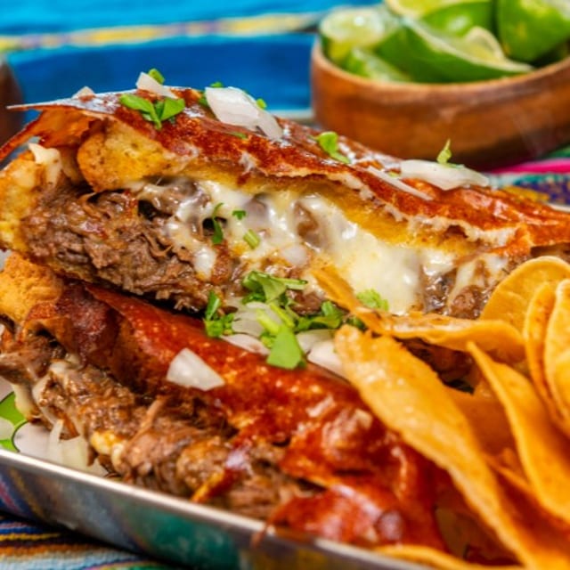 Birria Grilled Cheese Sandwich.