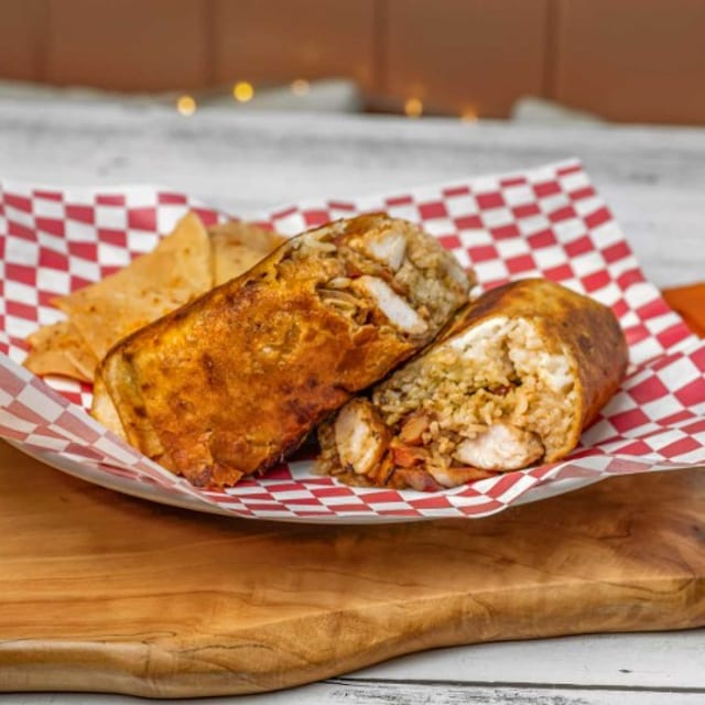 Sizzlin' Chicken Fajita Wrap.