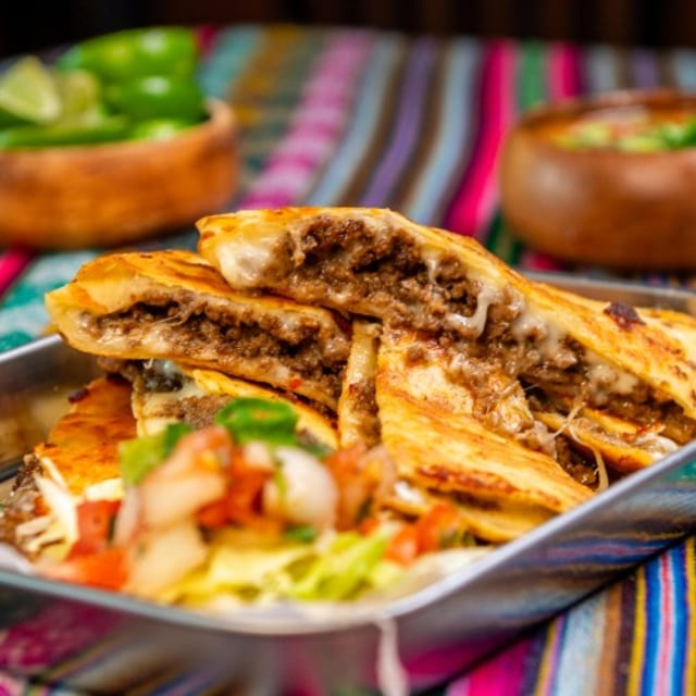 Cheeseburger Quesadilla.