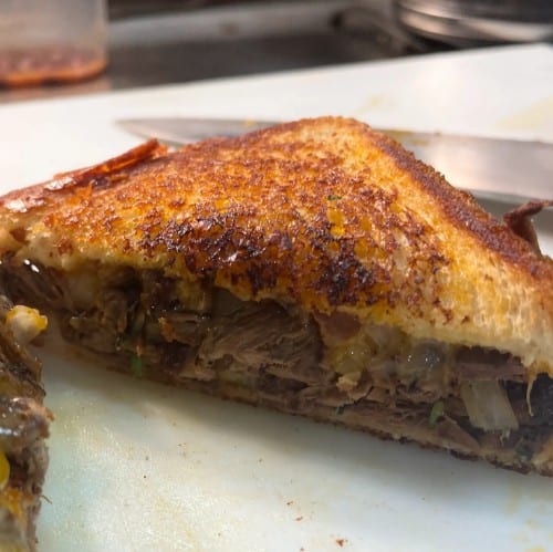 Ground & Griddled Melt Burger.