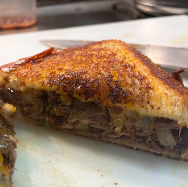 Ground & Griddled Melt Burger.