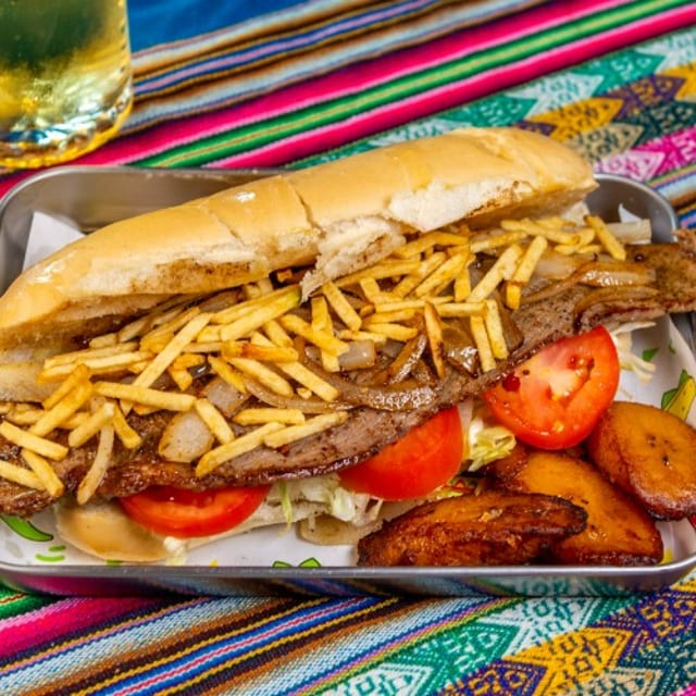 Cuban Steak Sandwich.
