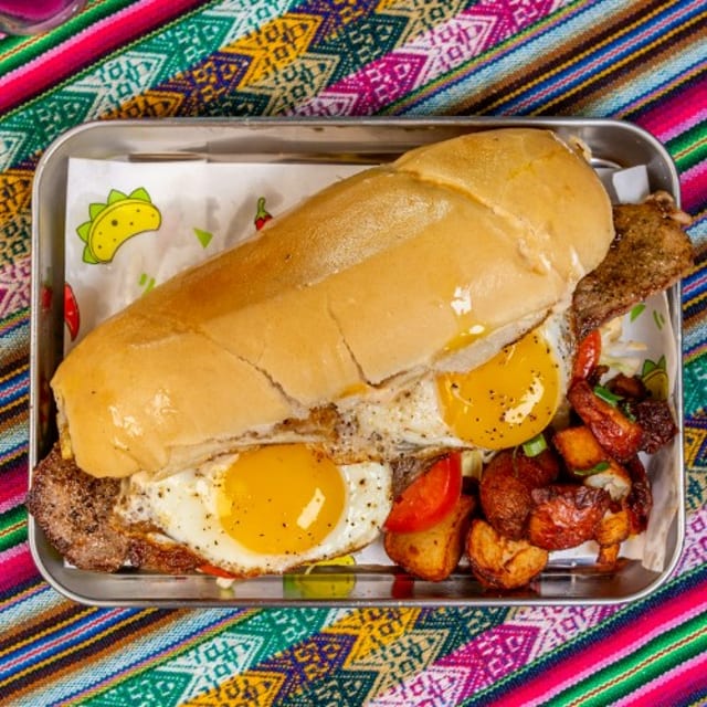 Steak & Egg Sandwich.